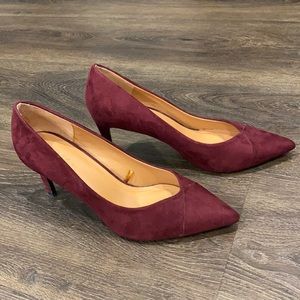 Burgundy Zara Pumps